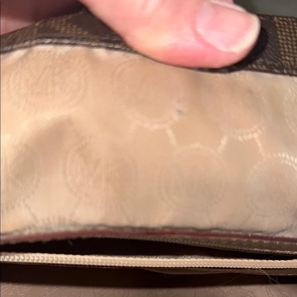 Michael Kors Brown Tote with Signature Monogram - Picture 12 of 15